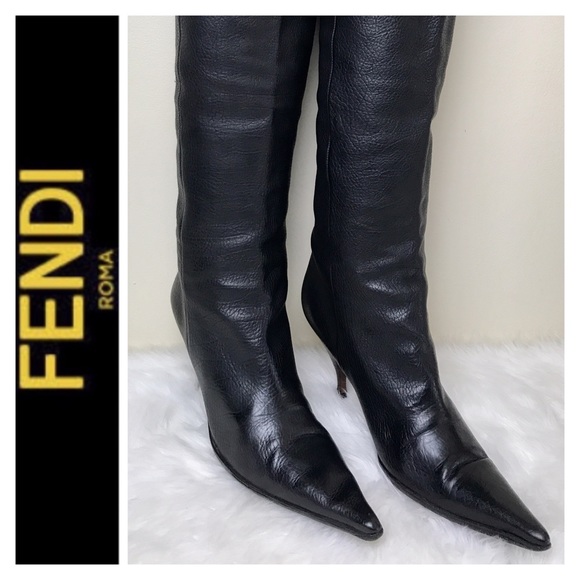 Fendi Shoes - Fendi Signature Leather Boots